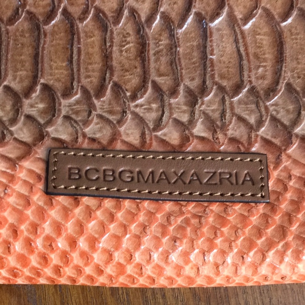 BCBG Max Azria Signature Python Snakeskin Purse - Picture 2 of 8